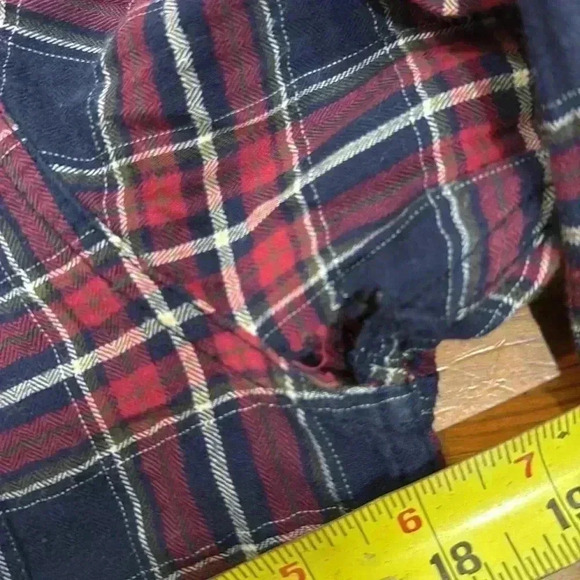 Lucky brand men’s flannel shirt size medium - Picture 7 of 8